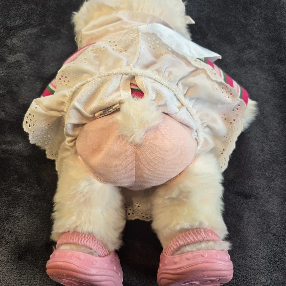 Build a Bear White and Pink Bear Plush with‎ Clothes and Shoes